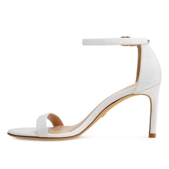 Stuart Weitzman Glitter Nunakedstraight Strap Sandal - Picture 15 of 16